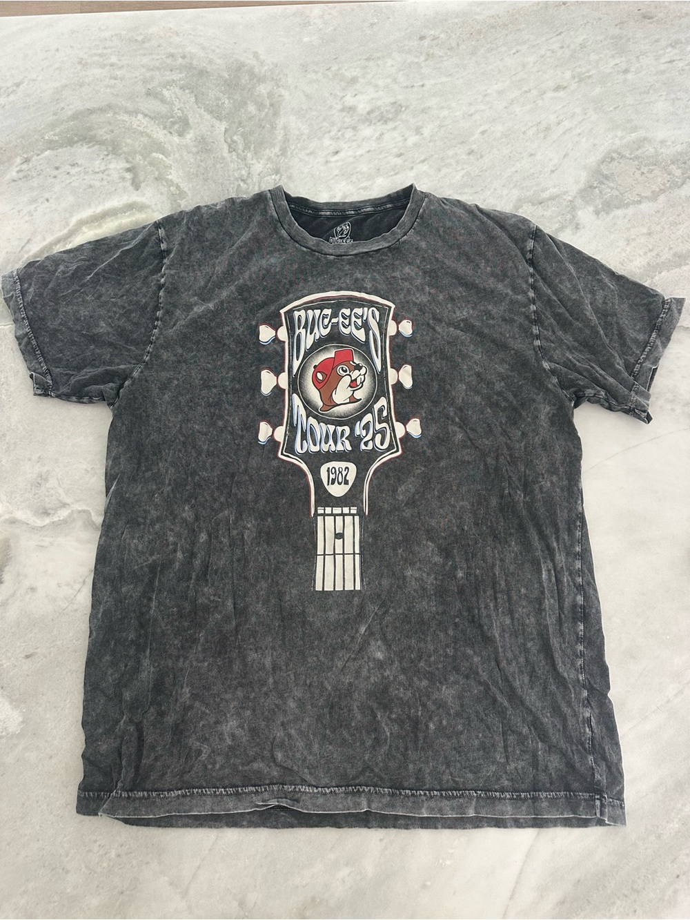 Vintage-Style Black Tour '25 Graphic Tee